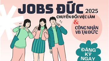 Jobs Đức - Chuyển đổi việc làm và công nhận văn bằng tại Đức: Trung cấp, Cao Đẳng và Đại Học