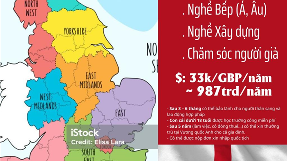 Lao động - Định Cư Anh Quốc 2024-2030